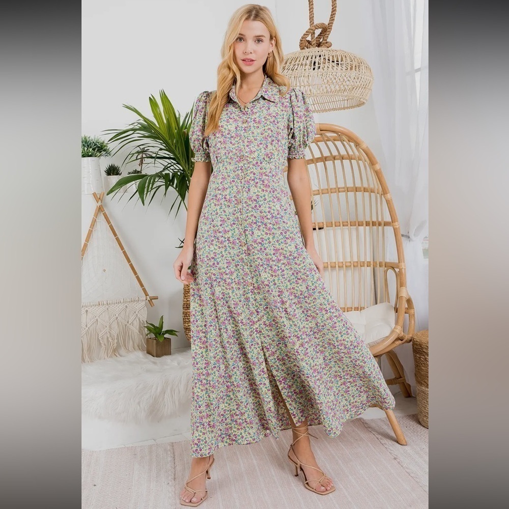 101 - Floral Maxi Dress